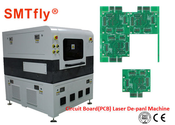 Trung Quốc Máy phân tách bằng laser FPC Máy Laser Depaneling Tốc độ quét Laser 2500mm / S SMTfly-5L nhà cung cấp